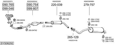 BOSAL SYS06292
