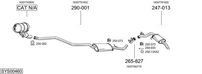 BOSAL SYS00460