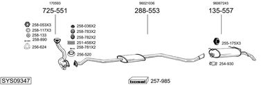 BOSAL SYS09347