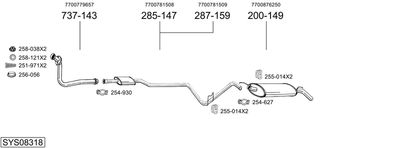 BOSAL SYS08318