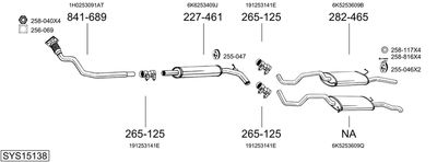 BOSAL SYS15138