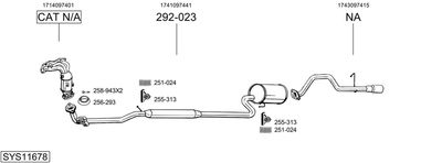 BOSAL SYS11678