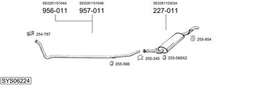 BOSAL SYS06224