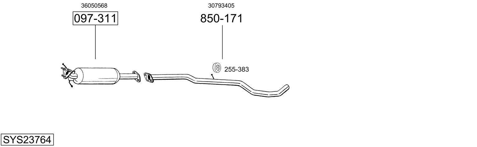 BOSAL SYS23764