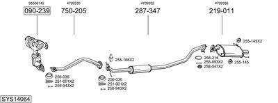 BOSAL SYS14064