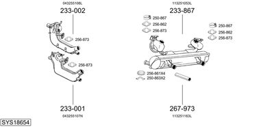 BOSAL SYS18654