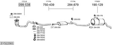 BOSAL SYS22583