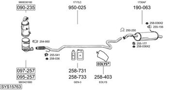 BOSAL SYS15763