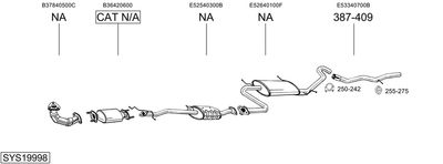 BOSAL SYS19998 BOSAL SYS19998