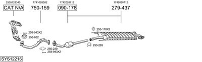 BOSAL SYS12215