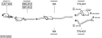 BOSAL SYS13202