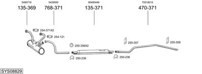 BOSAL SYS08829