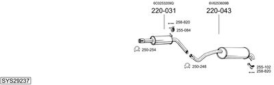 BOSAL SYS29237