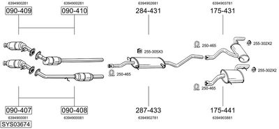 BOSAL SYS03674