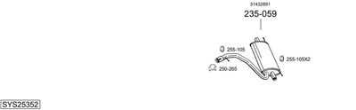 BOSAL SYS25352