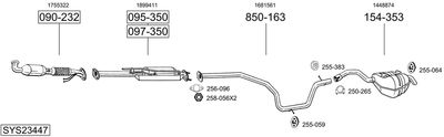 BOSAL SYS23447 BOSAL SYS23447