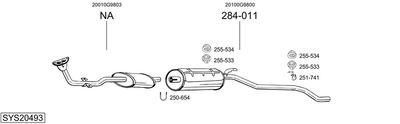 BOSAL SYS20493 BOSAL SYS20493
