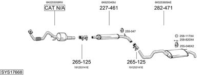 BOSAL SYS17668