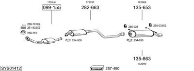 BOSAL SYS01412