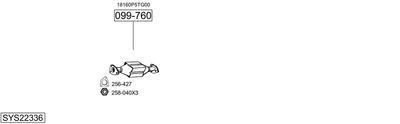 BOSAL SYS22336