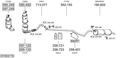 BOSAL SYS04778