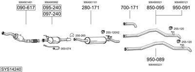 BOSAL SYS14240