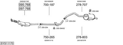 BOSAL SYS11170