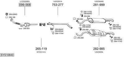 BOSAL SYS10840