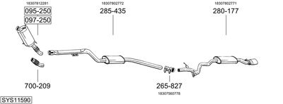 BOSAL SYS11590