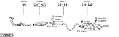 BOSAL SYS16419