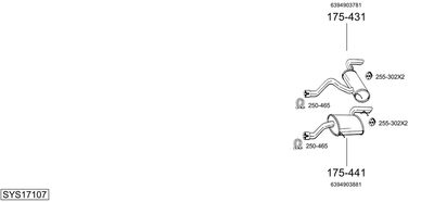 BOSAL SYS17107