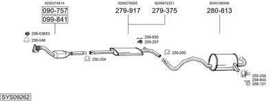 BOSAL SYS09262 BOSAL SYS09262