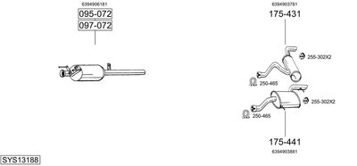 BOSAL SYS13188