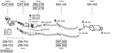 BOSAL SYS09242
