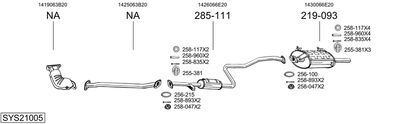 BOSAL SYS21005