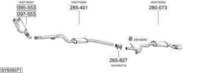 BOSAL SYS09371