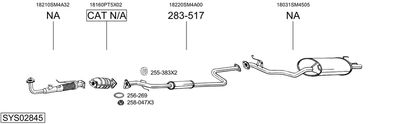 BOSAL SYS02845