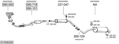 BOSAL SYS06295