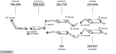 BOSAL SYS08667