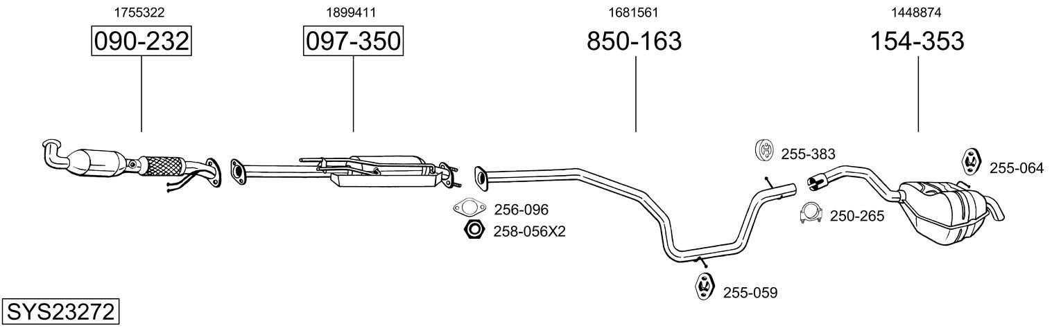 BOSAL SYS23272