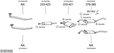 BOSAL SYS07626