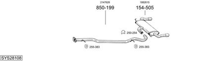 BOSAL SYS28108 BOSAL SYS28108