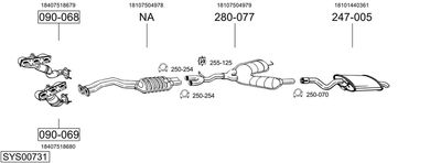 BOSAL SYS00731