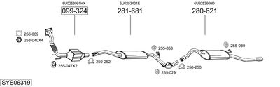 BOSAL SYS06319