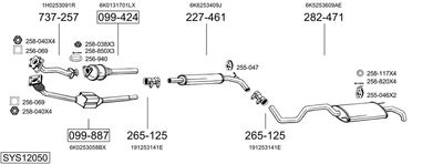 BOSAL SYS12050