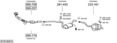 BOSAL SYS16974
