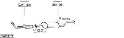 BOSAL SYS13671