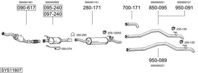 BOSAL SYS11807