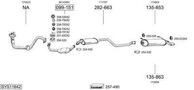 BOSAL SYS11642