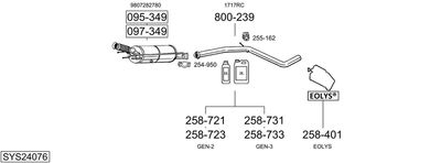 BOSAL SYS24076